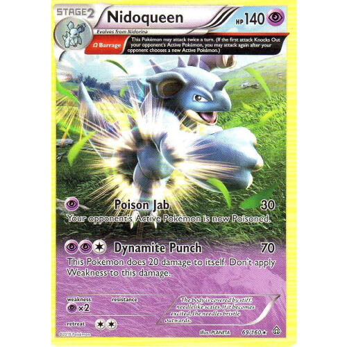 Nidoqueen - 69/160 - Reverse Holo