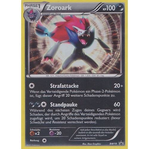 Zoroark - BW19 - Promo