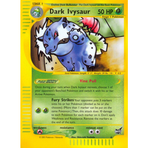 Dark Ivysaur - 6 - Best Promo