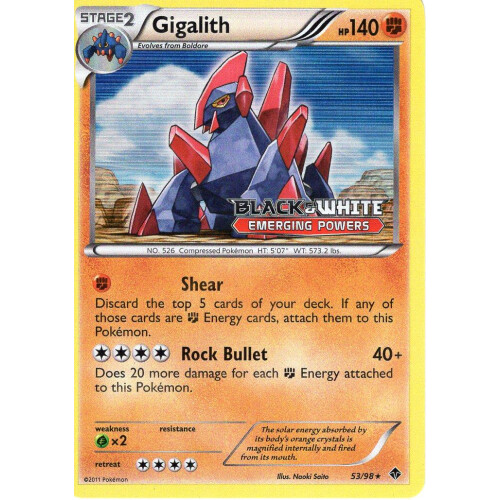 Gigalith - 53/98 - Prerelease Promo