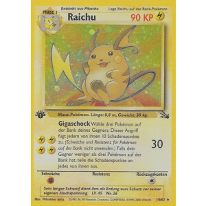 Raichu - 14/62 - Holo 1st Edition