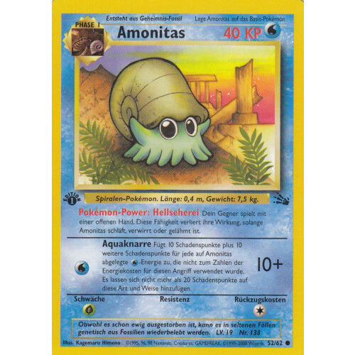 Amonitas - 52/62 - Common 1st Edition
