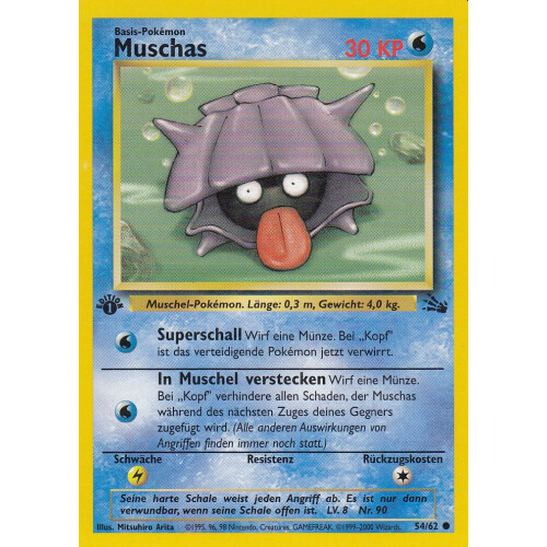 Muschas - 54/62 - Common 1st Edition