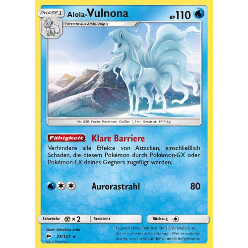 Alola-Vulnona - 28/147 - Rare