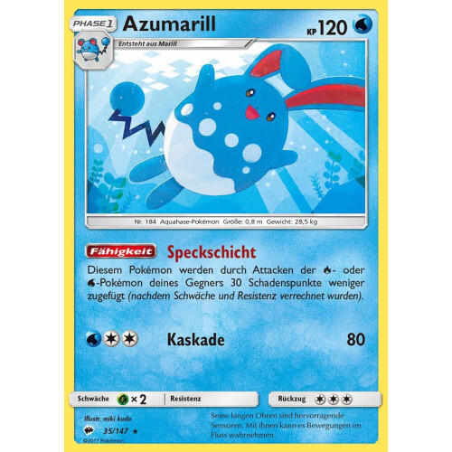 Azumarill - 35/147 - Rare