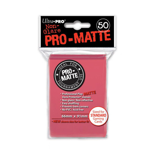 Ultra Pro Pro Matte Fuchsia - 50 Sleeves