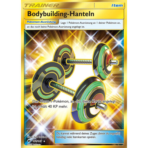 Bodybuilding-Hanteln - 161/147 - Secret Rare