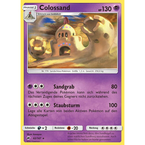 Colossand - 62/147 - Reverse Holo