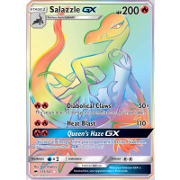 Salazzle GX - 151/147 - Rainbow Rare