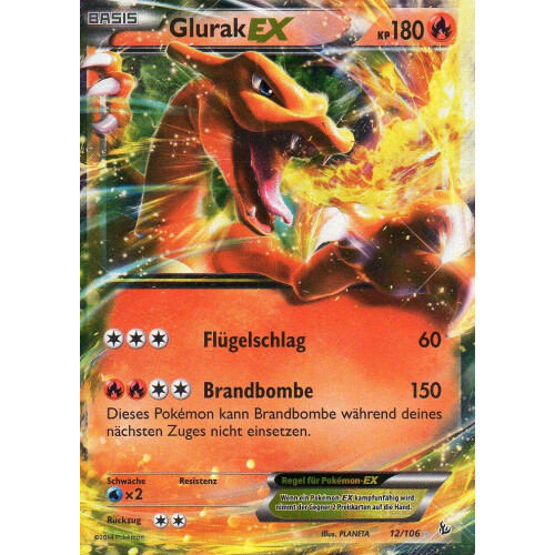 Glurak-EX - 12/106 - EX