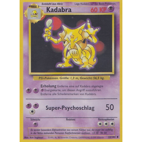 Kadabra - 32/102 - Uncommon
