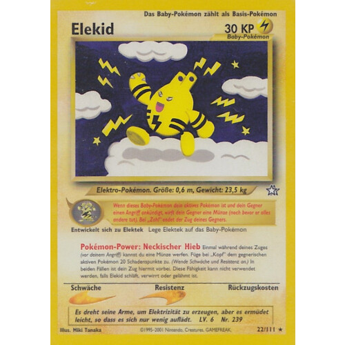 Elekid - 22/111 - Rare