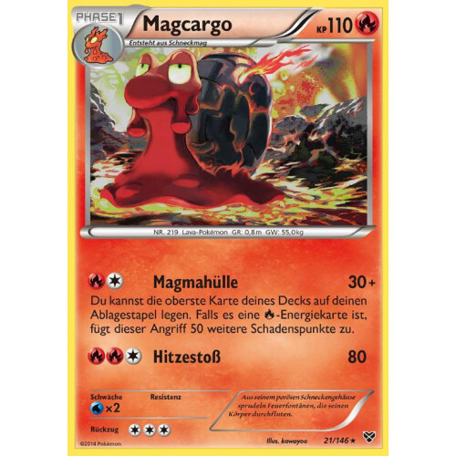 Magcargo - 21/146 - Rare
