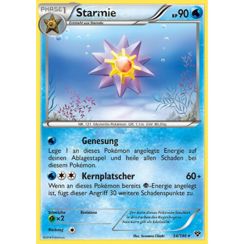 Starmie - 34/146 - Rare