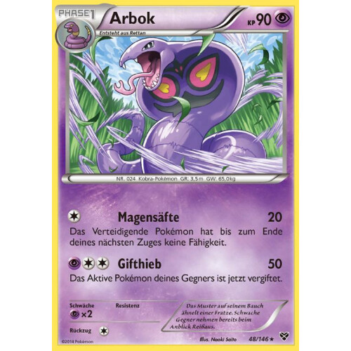 Arbok - 48/146 - Rare