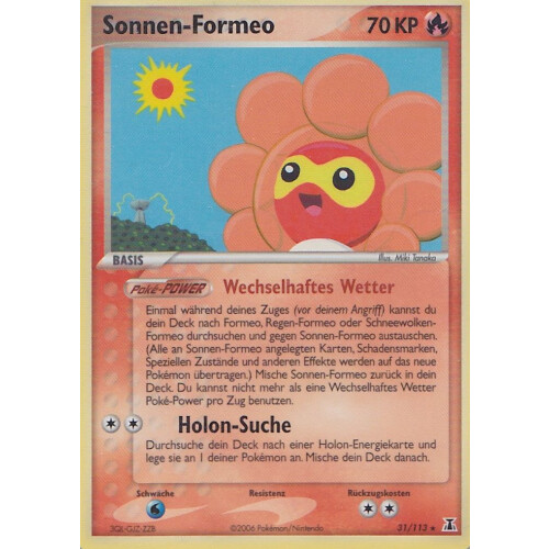 Sonnen-Formeo - 31/113 - Rare