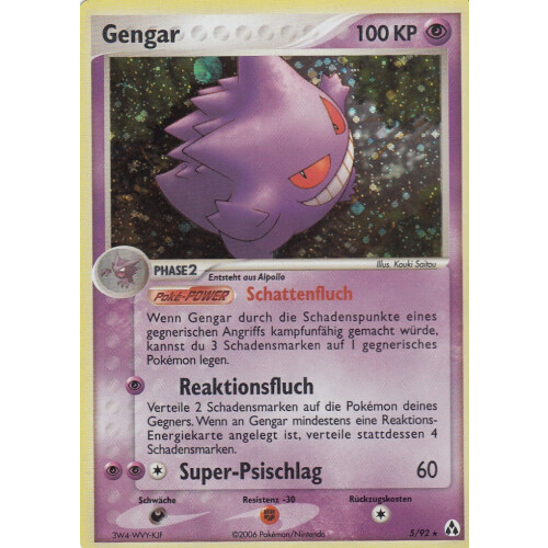 Gengar - 5/92 - Holo