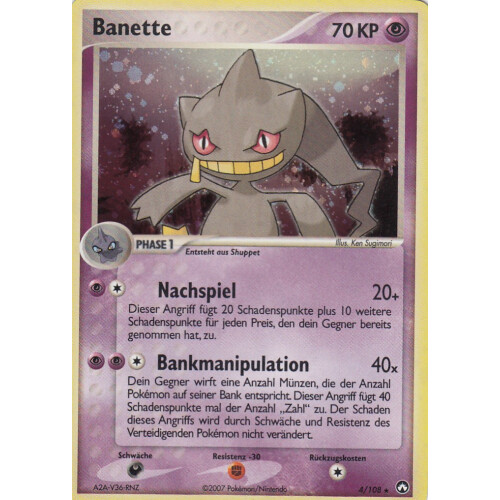Banette - 4/108 - Holo