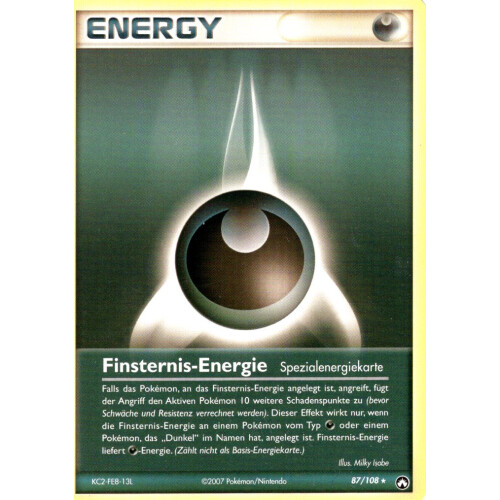 Finsternis-Energie - 87/108 - Rare