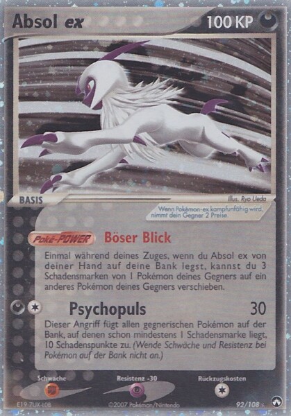 Absol ex - 92/108 - EX