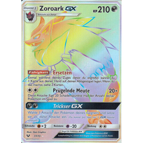Zoroark GX - 77/73 - Hyper Rare