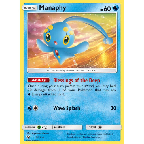 Manaphy - 25/73 - Holo