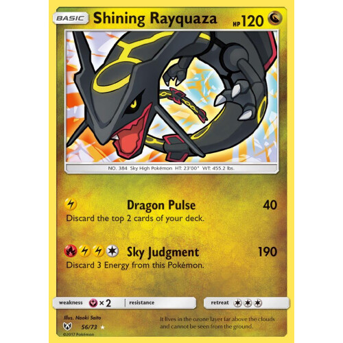 Shining Rayquaza - 56/73 - Shining