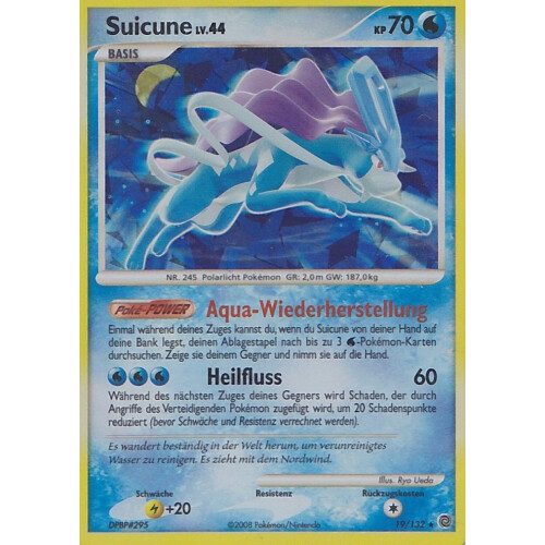 Suicune - 19/132 - Holo