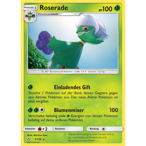 Roserade - 5/156 - Rare