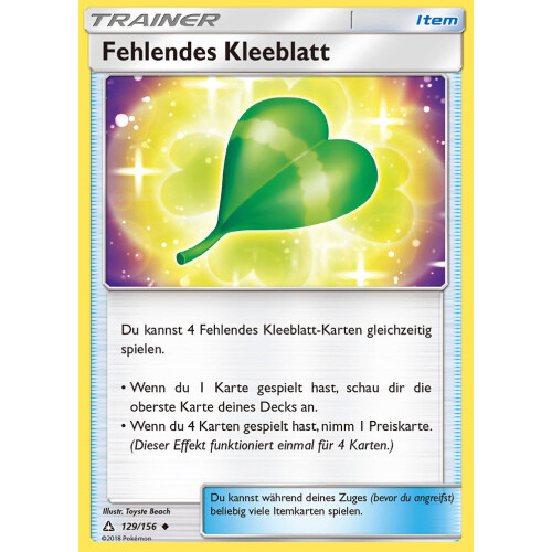 Fehlendes Kleeblatt - 129/156 - Uncommon