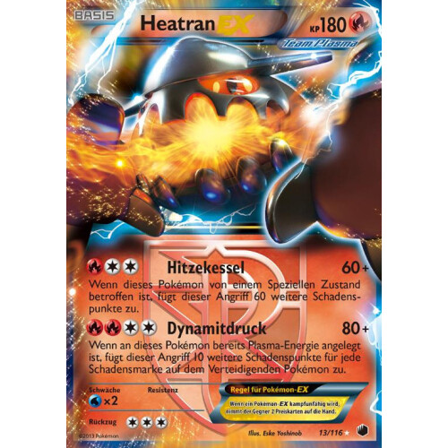 Heatran-EX - 13/116 - EX