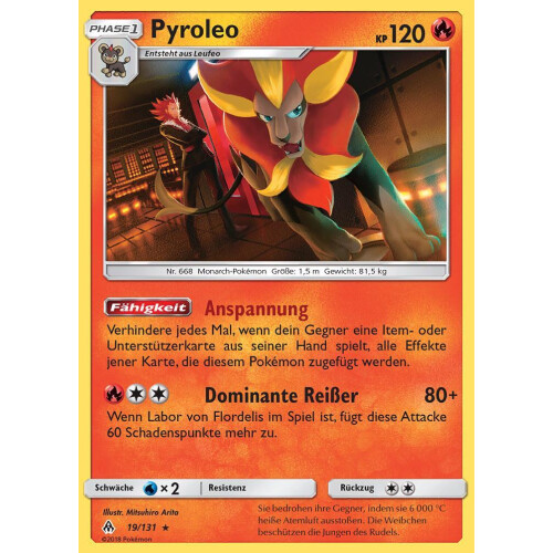 Pyroleo - 19/131 - Holo