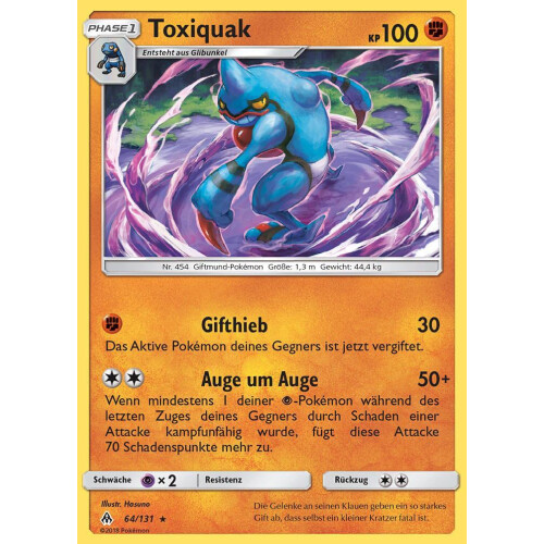 Toxiquak - 64/131 - Rare
