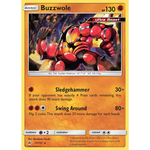 Buzzwole - 77/131 - Rare