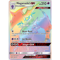 Naganadel GX - 134/131 - Rainbow Rare