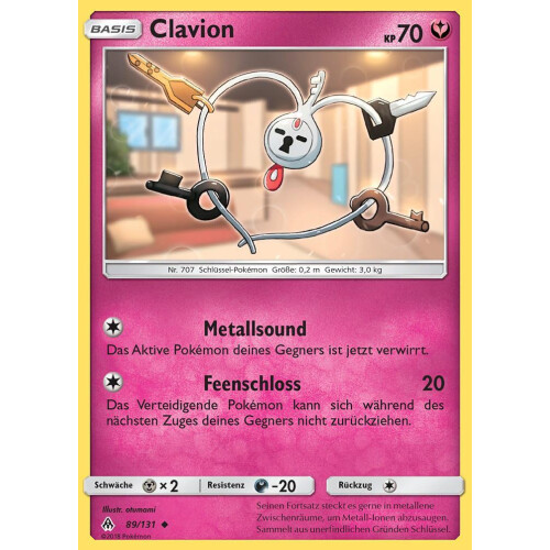Clavion - 89/131 - Reverse Holo