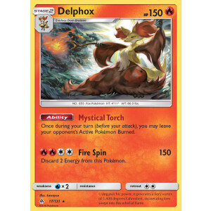 Delphox - 17/131 - Reverse Holo