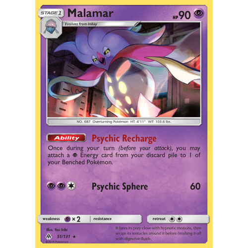 Malamar - 51/131 - Reverse Holo
