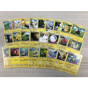 25 Deutsche Elektro Pokemon Karten - Keine Doppelten!