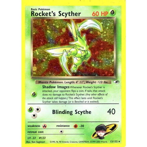 Rockets Scyther - 13/132 - Holo - Played