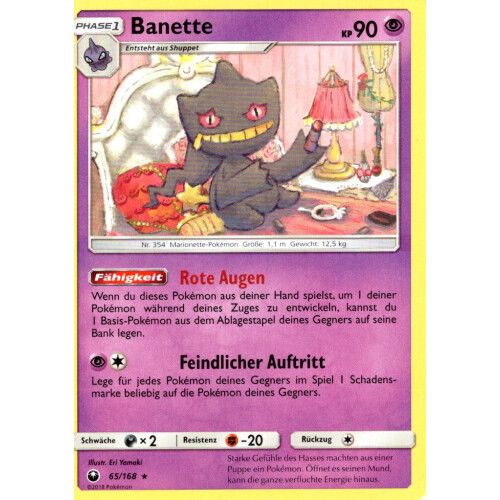 Banette - 65/168 - Rare