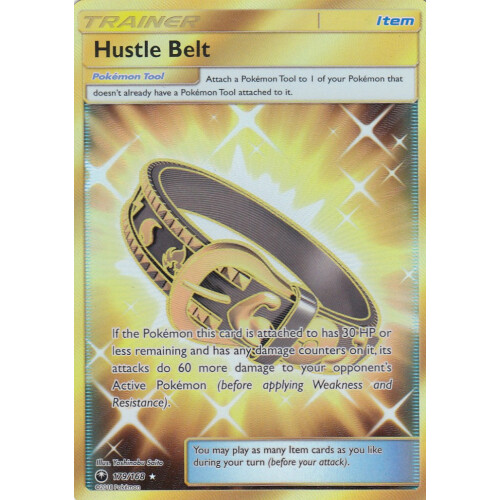 Hustle Belt - 179/168 - Secret Rare