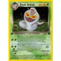 Dark Arbok - 2/82 - Holo 1st Edition - Good