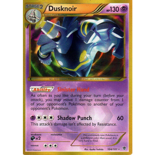 Dusknoir - 104/101 - Shiny - Good