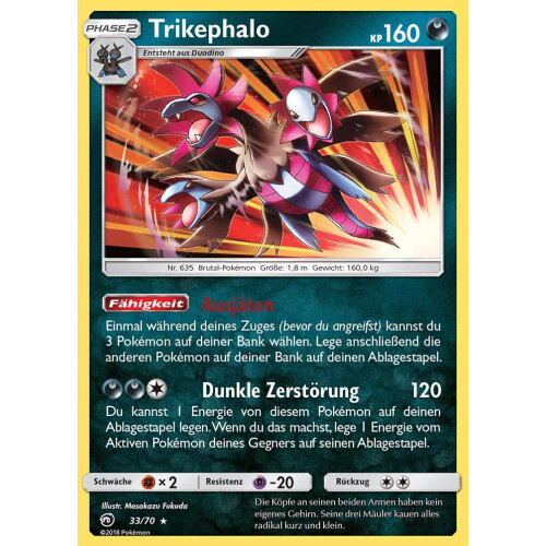 Trikephalo - 33/70 - Reverse Holo