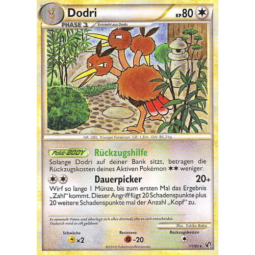 Dodri - 11/90 - Rare