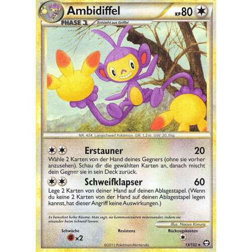 Ambidiffel - 13/102 - Rare
