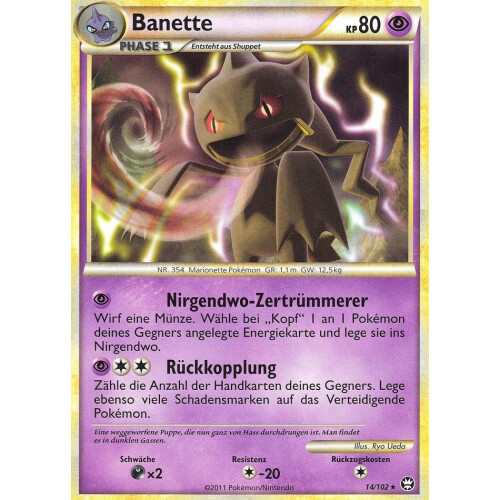 Banette - 14/102 - Rare