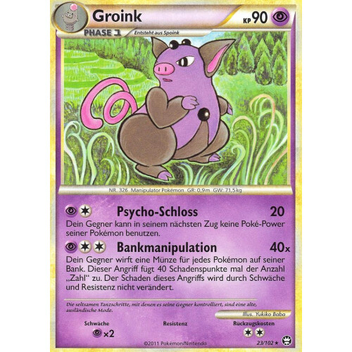 Groink - 23/102 - Rare