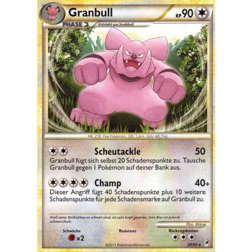 Granbull - 26/95 - Rare